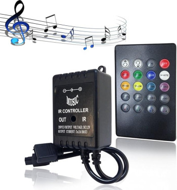 درایور RGB موزیکال 6 آمپر با ریموت مادون قرمز
